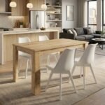 Βρες το Σετ τραπεζαρία 5τμχ Darlen - Viva Megapap χρώμα sapphire oak - λευκό 125x72x74εκ. σε μοναδική τιμή στο clickforshop.gr