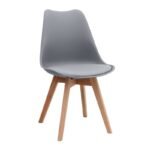 Σετ τραπεζαρία 5τμχ Darlen - Viva Megapap χρώμα sapphire oak - γκρι 125x72x74εκ. - Image 2