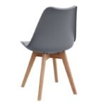 Σετ τραπεζαρία 5τμχ Darlen - Viva Megapap χρώμα sapphire oak - γκρι 125x72x74εκ. - Image 3