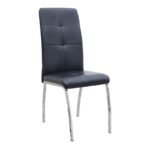 Σετ τραπεζαρία 5τμχ Darlen - Alma Megapap χρώμα sapphire oak - μαύρο 125x72x74εκ. - Image 2