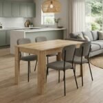 Βρες το Σετ τραπεζαρία 5τμχ Darlen - Kevin Megapap χρώμα sapphire oak - λαδί 125x72x74εκ. σε μοναδική τιμή στο clickforshop.gr