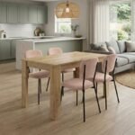 Βρες το Σετ τραπεζαρία 5τμχ Darlen - Kevin Megapap χρώμα sapphire oak - μόκα 125x72x74εκ. σε μοναδική τιμή στο clickforshop.gr