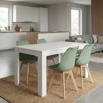 Βρες το Σετ τραπεζαρία 5τμχ Darlen - Viva Megapap χρώμα λευκό - φυστικί 125x72x74εκ. σε μοναδική τιμή στο clickforshop.gr