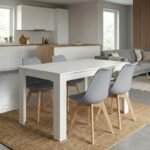 Βρες το Σετ τραπεζαρία 5τμχ Darlen - Viva Megapap χρώμα λευκό - γκρι 125x72x74εκ. σε μοναδική τιμή στο clickforshop.gr