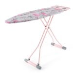 Σιδερώστρα ρούχων Adriana Perilla μεταλλική χρώμα ροζ 125x45x93εκ. - Image 2