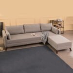 Βρες το Γωνιακός καναπές Bella Megapap δεξιά γωνία υφασμάτινος χρώμα κρεμ 275x165x85εκ. σε μοναδική τιμή στο clickforshop.gr