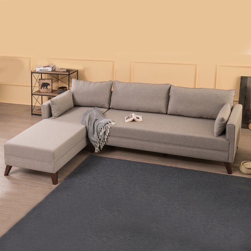 Γωνιακός καναπές Bella Megapap αριστερή γωνία υφασμάτινος χρώμα κρεμ 275x165x85εκ. Βρες το Γωνιακός καναπές Bella Megapap αριστερή γωνία υφασμάτινος χρώμα κρεμ 275x165x85εκ. σε μοναδική τιμή στο clickforshop.gr