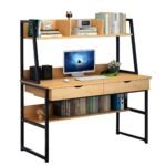 Βρες το Γραφείο ArteLibre LILY FRANS Οξιά/Μαύρο MDF/Μέταλλο 100x48x135cm σε μοναδική τιμή στο clickforshop.gr