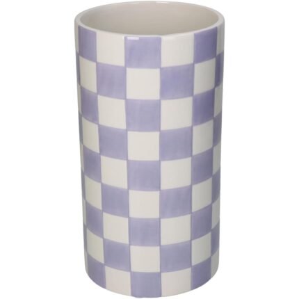 Βρες το Βάζο ArteLibre Σκακιέρα Λιλά Δολομίτης 13.9x13.9x25.2cm σε μοναδική τιμή στο clickforshop.gr