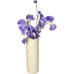 Βάζο ArteLibre Σκακιέρα Κίτρινο Δολομίτης 10.7x10.7x30.7cm - Image 2