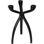 Βρες το Κηροπήγιο ArteLibre Μαύρο Αλουμίνιο 18x18x30.5cm σε μοναδική τιμή στο clickforshop.gr