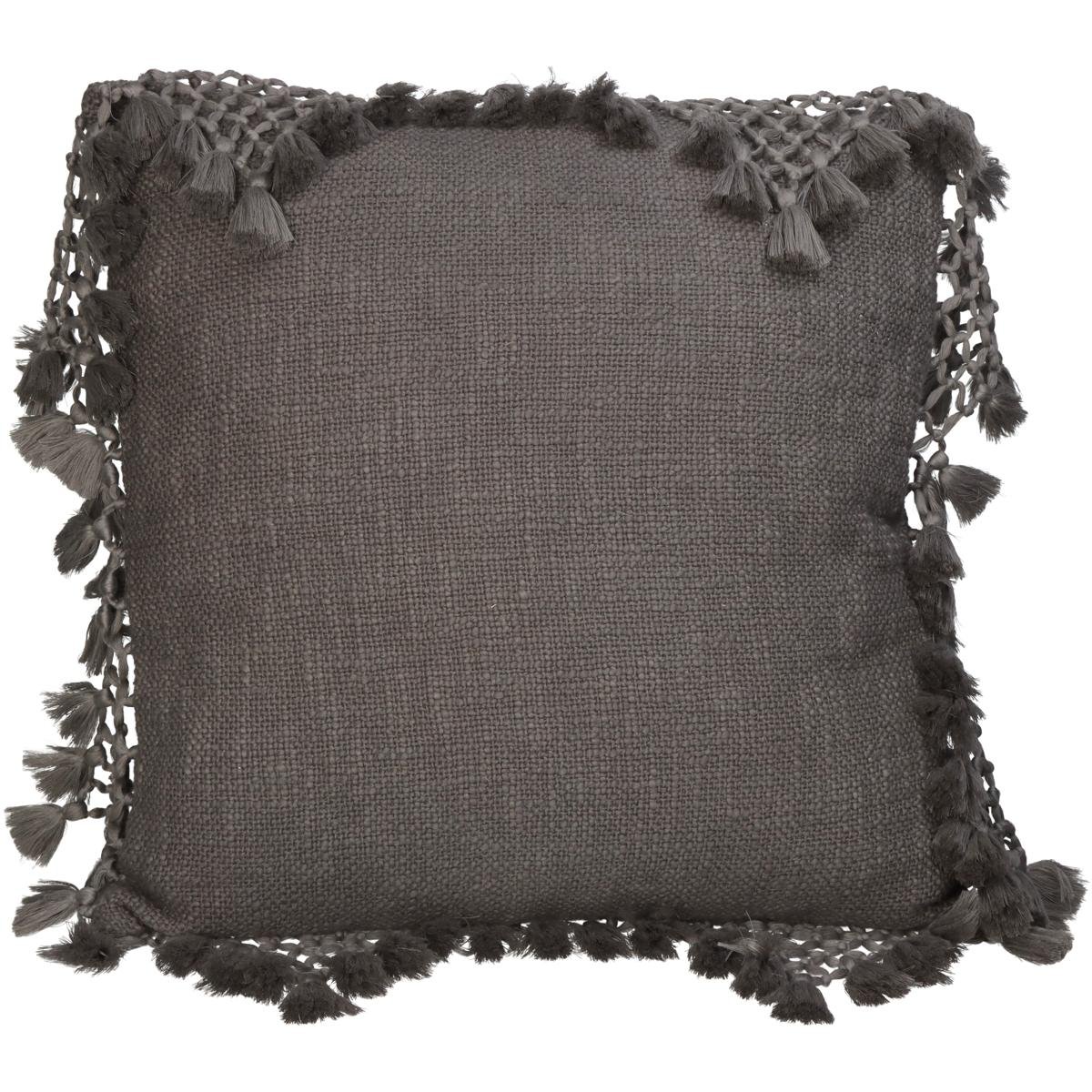 Μαξιλάρι ArteLibre Με Φούντες Γκρι Βαμβακερό 45x45cm Βρες το Μαξιλάρι ArteLibre Με Φούντες Γκρι Βαμβακερό 45x45cm σε μοναδική τιμή στο clickforshop.gr