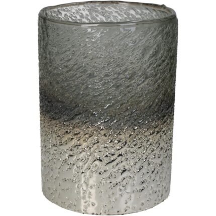 Βρες το Κηροπήγιο ArteLibre Ασημί Γυαλί 12x12x17cm σε μοναδική τιμή στο agoraepiplou.gr