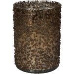 Βρες το Κηροπήγιο ArteLibre Χρυσό Γυαλί 12x12x17cm σε μοναδική τιμή στο clickforshop.gr