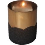 Κηροπήγιο ArteLibre Χρυσό Γυαλί 10x10x13cm - Image 2