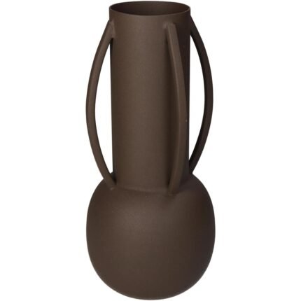 Βρες το Βάζο ArteLibre Καφέ Μέταλλο 11x11x24cm σε μοναδική τιμή στο clickforshop.gr