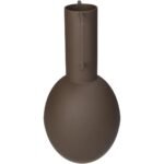 Βάζο ArteLibre Καφέ Μέταλλο 13x13x27cm - Image 2