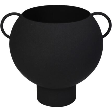 Βρες το Κασπώ ArteLibre Μαύρο Μέταλλο 19.5x17.5x17cm σε μοναδική τιμή στο clickforshop.gr