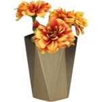 Κασπώ ArteLibre Χρυσό Μέταλλο 13x13x15cm - Image 2