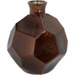 Βρες το Βάζο ArteLibre Μπρονζέ Ανακυκλωμένο Γυαλί 16x16x18cm σε μοναδική τιμή στο clickforshop.gr