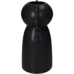 Βάζο ArteLibre Μαύρο Κεραμικό 15.7x11.8x24.5cm - Image 2