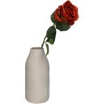 Βάζο ArteLibre Λευκό Πορσελάνη 9.9x9.9x21.4cm - Image 2