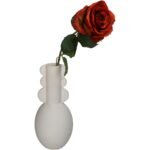 Βάζο ArteLibre Λευκό Πορσελάνη 10.5x10.5x22.5cm - Image 2