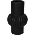 Βρες το Βάζο ArteLibre Γραμμές Μαύρο Κεραμικό 11.5x11.5x19cm σε μοναδική τιμή στο clickforshop.gr