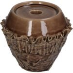 Βρες το Κηροπήγιο ArteLibre Κορμός Δέντρου Καφέ Κεραμικό 14.5x14.5x12.5cm σε μοναδική τιμή στο clickforshop.gr
