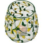 Κηροπήγιο ArteLibre Πολύχρωμο Γυαλί 11x11x11cm - Image 2