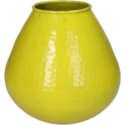 Βρες το Βάζο ArteLibre Κίτρινο Αλουμίνιο 22x22x20cm σε μοναδική τιμή στο clickforshop.gr