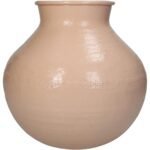 Βάζο ArteLibre Ροδακινί Αλουμίνιο 23x23x23cm - Image 2