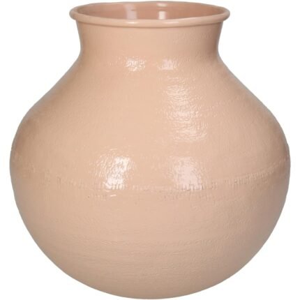 Βρες το Βάζο ArteLibre Ροδακινί Αλουμίνιο 23x23x23cm σε μοναδική τιμή στο clickforshop.gr