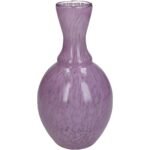 Βρες το Βάζο ArteLibre Λιλά Γυαλί 12x12x23cm σε μοναδική τιμή στο clickforshop.gr