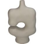 Βρες το Βάζο ArteLibre Ακανόνιστο Ιβουάρ Polyresin 19x8.8x29.5cm σε μοναδική τιμή στο clickforshop.gr