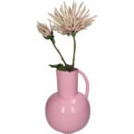 Βάζο ArteLibre Ροζ Μέταλλο 17x17.5x25cm - Image 2