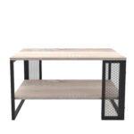 Βρες το Τραπεζάκι Σαλονιού ArteLibre MELA Sonoma/Μαύρο Μελαμίνη/Μέταλλο 80.2x45x50.2cm σε μοναδική τιμή στο clickforshop.gr