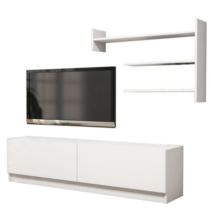 Βρες το Σύνθετο ArteLibre ALPHA Λευκό 160x32x40cm σε μοναδική τιμή στο clickforshop.gr