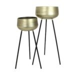 Βρες το Κασπώ ArteLibre Σαμπανί Μέταλλο 46x46x89cm Σετ 2Τμχ σε μοναδική τιμή στο clickforshop.gr