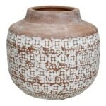 Βρες το Βάζο ArteLibre Καφέ Τερακότα 22xx22x20cm σε μοναδική τιμή στο clickforshop.gr