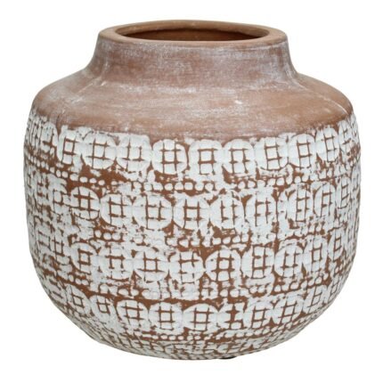 Βρες το Βάζο ArteLibre Καφέ Τερακότα 22xx22x20cm σε μοναδική τιμή στο clickforshop.gr