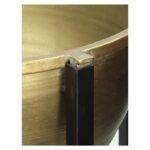 Κασπώ ArteLibre Χρυσό Μέταλλο 52x52x51.5cm Σετ 2Τμχ - Image 2