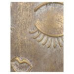 Κασπώ ArteLibre Πρόσωπο Χρυσό Τσιμέντο 17.5x17.5x25cm - Image 2
