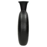Βάζο ArteLibre Μαύρο Μέταλλο 29x11x36cm - Image 2