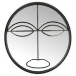 Βρες το Καθρέπτης ArteLibre Πρόσωπο Μαύρο Μέταλλο 37x3x37cm σε μοναδική τιμή στο clickforshop.gr