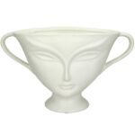 Βρες το Κασπώ ArteLibre Πρόσωπο Λευκό Κεραμικό 34.8x19.2x20.5cm σε μοναδική τιμή στο clickforshop.gr