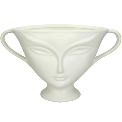 Βρες το Κασπώ ArteLibre Πρόσωπο Λευκό Κεραμικό 34.8x19.2x20.5cm σε μοναδική τιμή στο clickforshop.gr