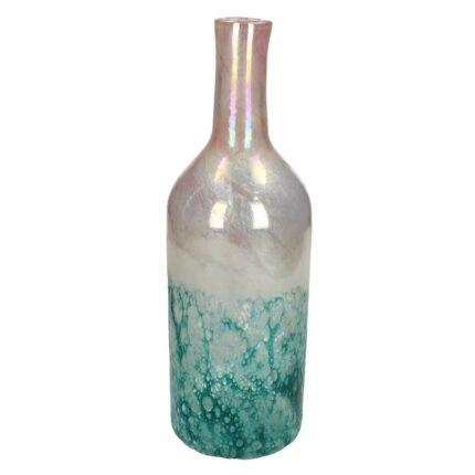 Βρες το Βάζο ArteLibre Τιρκουάζ Γυαλί 12x12x36cm σε μοναδική τιμή στο clickforshop.gr