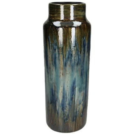 Βρες το Βάζο ArteLibre Μπλε Κεραμικό 14.5x14.5x39cm σε μοναδική τιμή στο clickforshop.gr