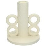 Βρες το Κηροπήγιο ArteLibre Λευκό Polyresin 11x11x12.4cm σε μοναδική τιμή στο clickforshop.gr